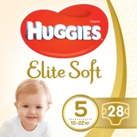 Підгузники Huggies (Хагіс) Elite Soft (12-22 кг) р.5 №28