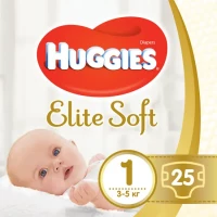 Підгузники Huggies (Хагіс) Elite Soft (3-5кг) p.1 №25