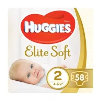 Підгузники Huggies (Хагіс) Elite Soft (4-6кг) р.2 №58