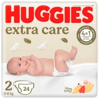 Подгузники Huggies (Хагис) Extra Care р.2 (3-6кг) №24
