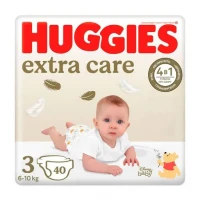 Подгузники Huggies (Хагис) Extra Care р.3 (6-10кг) №40