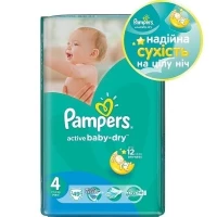 Підгузники Pampers (Памперс) Active Baby-Dry Mахі (7-14кг) №49