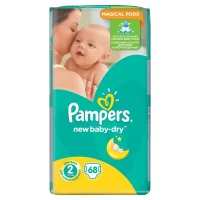 Підгузники Pampers (Памперс) New Baby-Dry Mini (3-6кг) р.2 №68