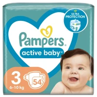 Подгузники Pampers (Памперс) Active Baby 3 Midi (6-10кг) №54