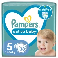 Підгузники Pampers (Памперс) Active Baby Junior (11-16кг) №38