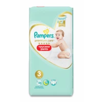 Подгузники-трусики детские Pampers (Памперс) Premium Care Pants размер 3, 6-11 кг, 48 штук