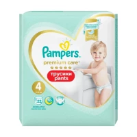 Підгузники-трусики дитячі Pampers (Памперс) Premium Care Pants розмір 4, 9-15 кг, 22 штуки