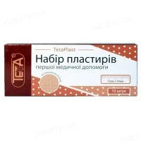 Пластырь Бакты. Тета 1,9смx7,2см ткан. №10