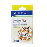 Пластир медичний Ecoplast (Екопласт) EcoEye Kids дитячий для очей 5,7см*7,2см №8