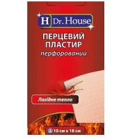 Пластир перцевий Dr. House перфорований 10см*18см