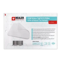 Повязка гидрогелевая Healer (Хиллер) Gel Medical стерильная при ожогах и ранах 9х12см
