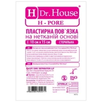 Клейкая повязка Dr. House на нетканой основе 10х15см №1