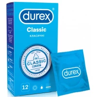 Презервативы латексные Durex Classic классические, 12 штук
