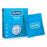 Презервативи латексні Durex Classic класичні, 3 штуки