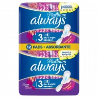 Прокладки гігієнічні Always (Олвейс) Ultra Platinum Duo день і ніч №12