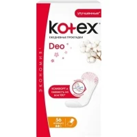 Прокладки гигиенические ежедневные Kotex (Котекс) Deo Normal №56