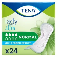 Прокладки урологические Tena (Тена) Lady Slim Normal, №24