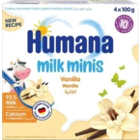 Пудинг Humana (Хумана) ванильный для питания детей с 10 мес. 4*100г