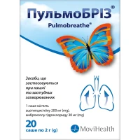 ПУЛЬМОБРИЗ порошок для оральной суспензии по 2г №20