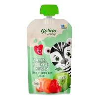 Пюре фруктово-овощное Galicia (Галиция) Baby Яблоко-клубника-морковь с 6 мес. 90г