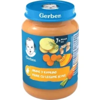 Пюре овочево-м'ясне Gerber (Гербер) зі шматочками овочів з куркою з 7 міс. 190г