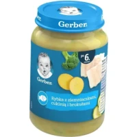 Пюре овочево-рибне Gerber (Гербер) з картоплею, цукіні та броколі з 6 міс. 190г
