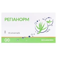 РЕГІАНОРМ супозиторії вагінальні №10