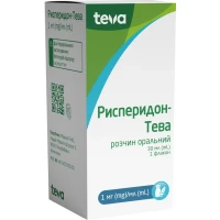 РИСПЕРИДОН-Тева розчин оральний по 1мг/мл 30мл