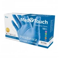 Перчатки нестерильные нитриловые смотровые неопудренные Med Touch р.L №2