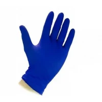 Перчатки нестерильные нитриловые смотровые неприпудренные Alexpharm р.M №2 (синие)