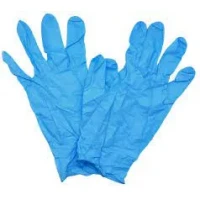 Перчатки нестерильные обзорные нитриловые неприпудренные Alexpharm р.S №2 (синие)