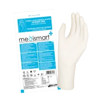 Рукавиці стерильні хірургічні Medismart неприпудрені р.8,5 №2