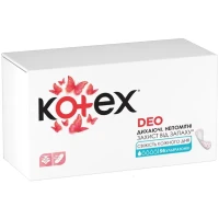 Ежедневные гигиенические прокладки Kotex (Котекс) Super Slim Deo ультратонкие №56