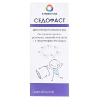СЕДОФАСТ сироп по 120мл у флаконі