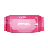 Салфетки влажные Naturelle (Натурель) розовые №50