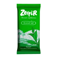 Серветки вологі Zeffir №15 зелений чай