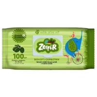Серветки вологі Zeffir (Зефір) Baby дитячі з маслом оливи №100