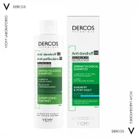 Шампунь Vichy (Віши) Dercos Anti-Dandruff Advanced Action Shampoo Oily Hair від лупи посиленої дії для нормального та жирного волосся 200 мл