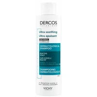 Шампунь Vichy (Віши) Dercos Ultra Soothing Normal to Oil Hair Shampoo заспокійливий для чутливої шкіри голови для нормального та жирного волосся 200мл