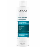 Шампунь Vichy (Виши) Dercos Ultra Soothing Normal to Oil Hair Shampoo успокаивающий для чувствительной кожи головы для нормальных и жирных волос 200 мл
