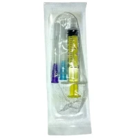 Шприц 2мл Alexpharm (Алексфарм) 3-х компонентный с двумя иглами 23G (0,6x30мм) и 24G (0,55x25мм) №1