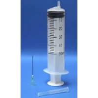 Шприц ін'єкційний Medicare 3-компонентний 50 мл U-100 (1,2ммх38 мм) одноразового застосування №1
