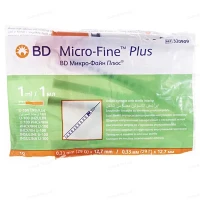 Шприц інсуліновий BD Micro-Fine Plus 1мл U-100 29G (0,33x12,7мм) №10