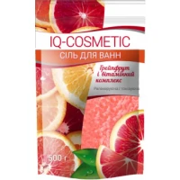 Сіль для ванни IQ-Cosmetic грейпфрут та вітамінний комплекс 500г