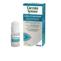 СИСТЕЙН Аква средство для увлажнения глаз по 10мл во флаконе-капельнице