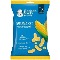 Снеки Gerber (Гербер) Кукурузные банан и клубника 7+мес. 28г