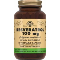 Диетическая добавка Solgar Resveratrol 100 мг №60