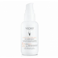 Флюїд сонцезахисний Vichy (Віши) Капіталь Солей для шкіри обличчя SPF50+ 40мл