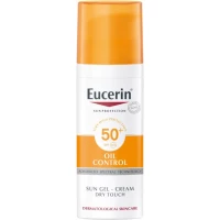 Гель-крем для обличчя Eucerin Sun Protection Oil Control з матувальним ефектом SPF 50+ сонцезахисний 50 мл (69767)