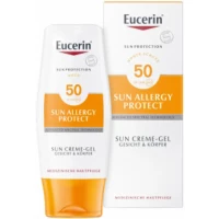 Гель Eucerin (Еуцерин) Sun Protection Sun Allergy Protect для чутливої шкіри схильної до алергії SPF50+ сонцезахисний кремовий 150 мл (63944)